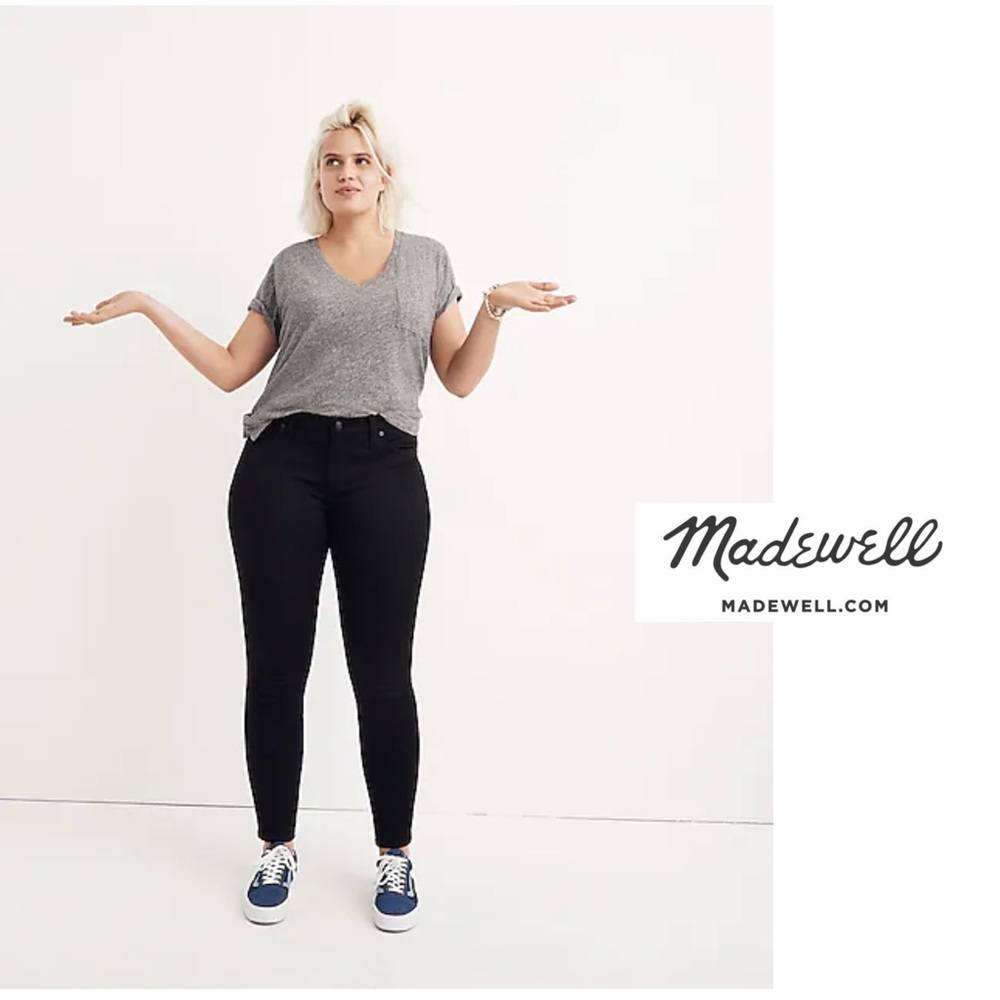NEW Madewell 8" Skinny Jeans in Carbondale Wash